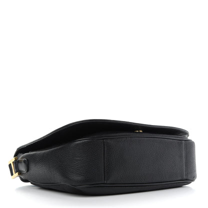 MCM Grained Calfskin Studded Crossbody Bag Black 4 of 11