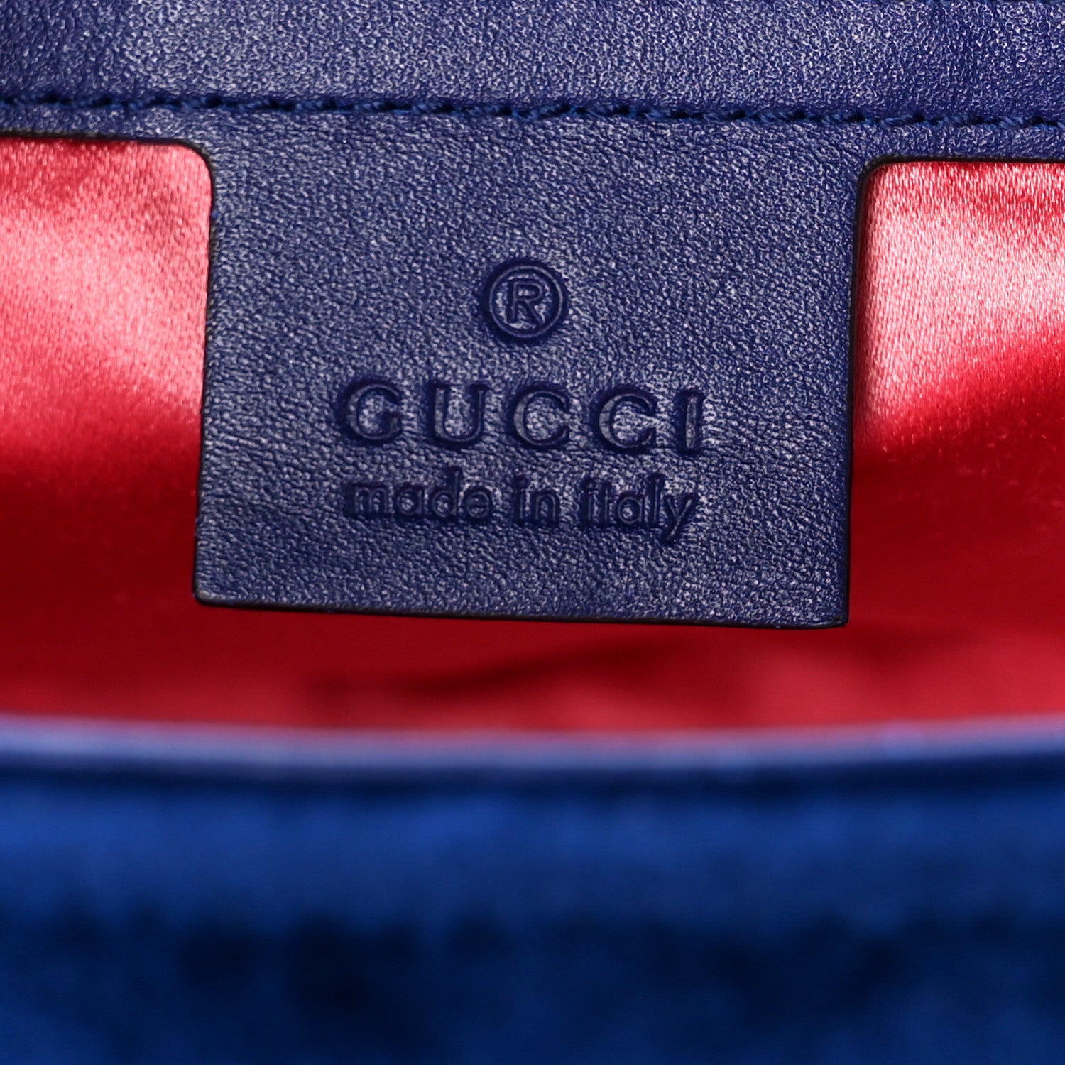 Gucci Velvet Matelasse Medium GG Marmont Shoulder Bag Cobalt Blue 6 of 11