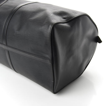 Louis Vuitton Epi Keepall 55 Black 7 of 11
