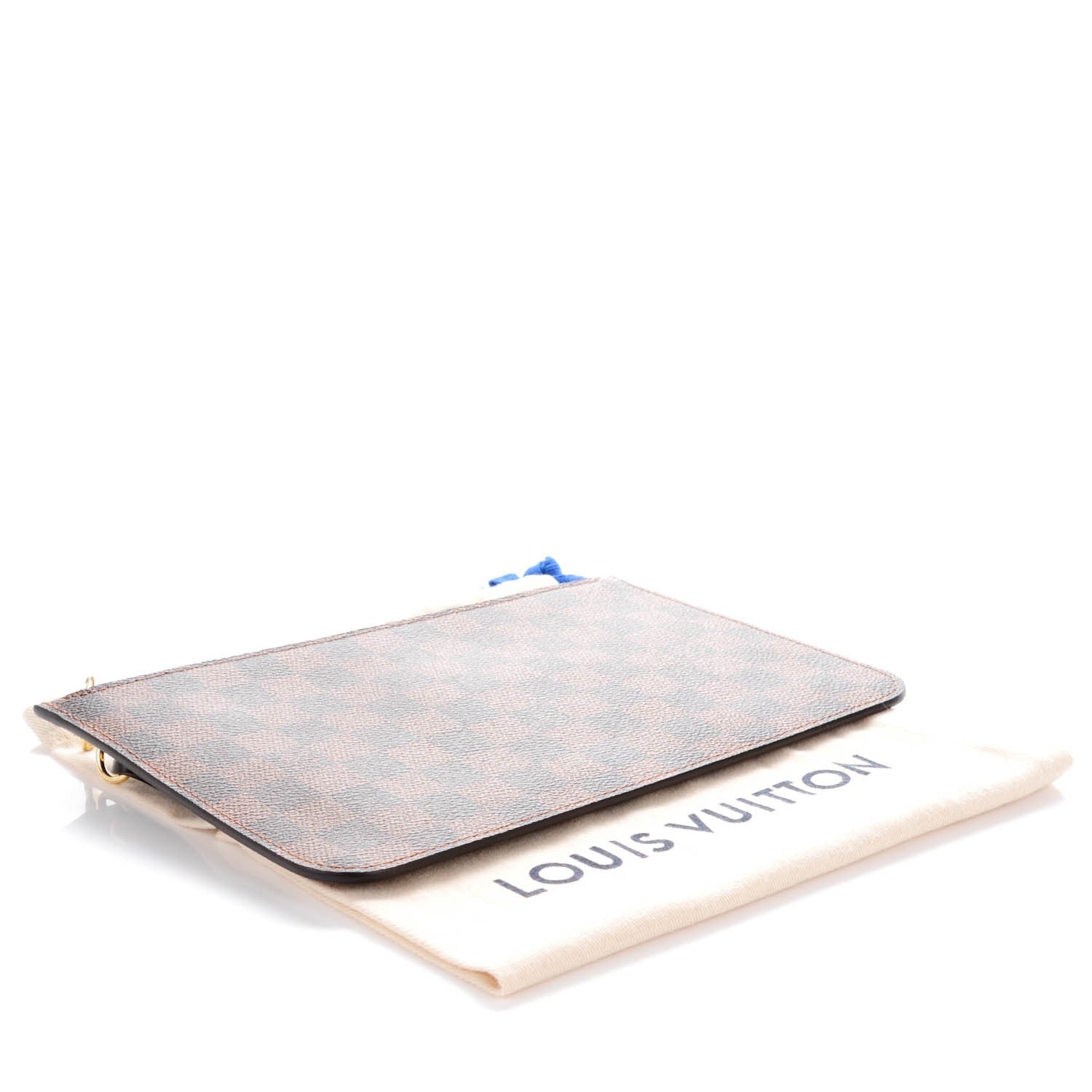Louis Vuitton Damier Ebene Neverfull MM GM Pochette 4 of 7