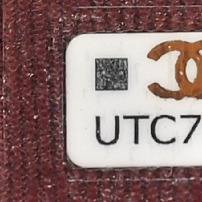 Caviar Quilted Zip Coin Purse Black