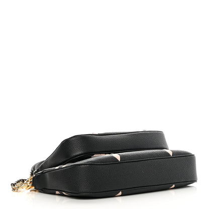 Louis Vuitton Empreinte Monogram Giant Multi Pochette Accessories Black Beige 4 of 10