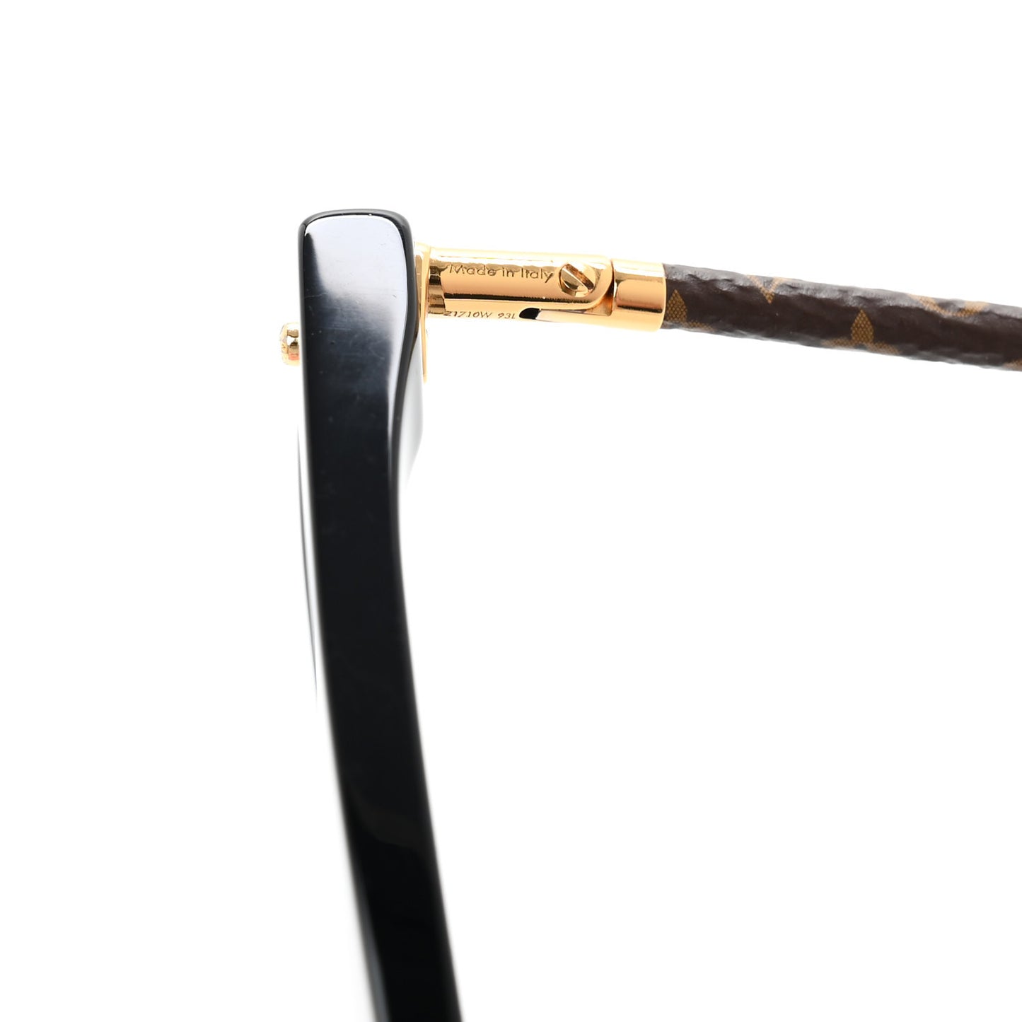 Monogram Acetate LV First Round Sunglasses Z1710W Black