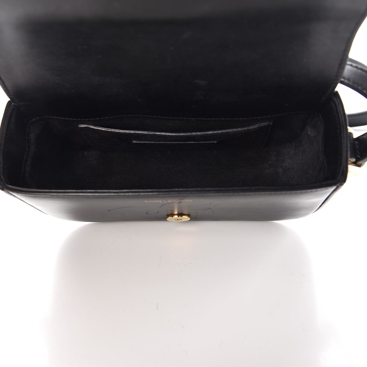 Saint Laurent Smooth Calfskin Small Monogram Université Shoulder Bag Black 5 of 10