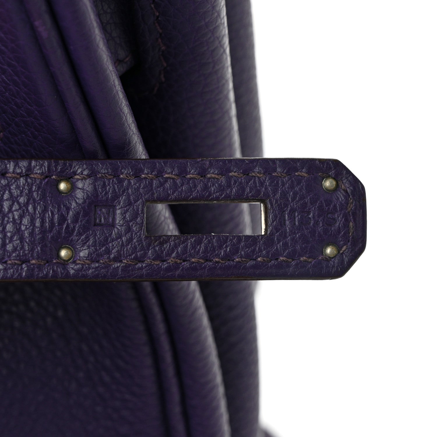 Hermes Togo Birkin 35 Iris 7 of 10