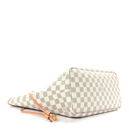 Louis Vuitton Damier Azur Neo Neverfull MM Rose Ballerine 5 of 9