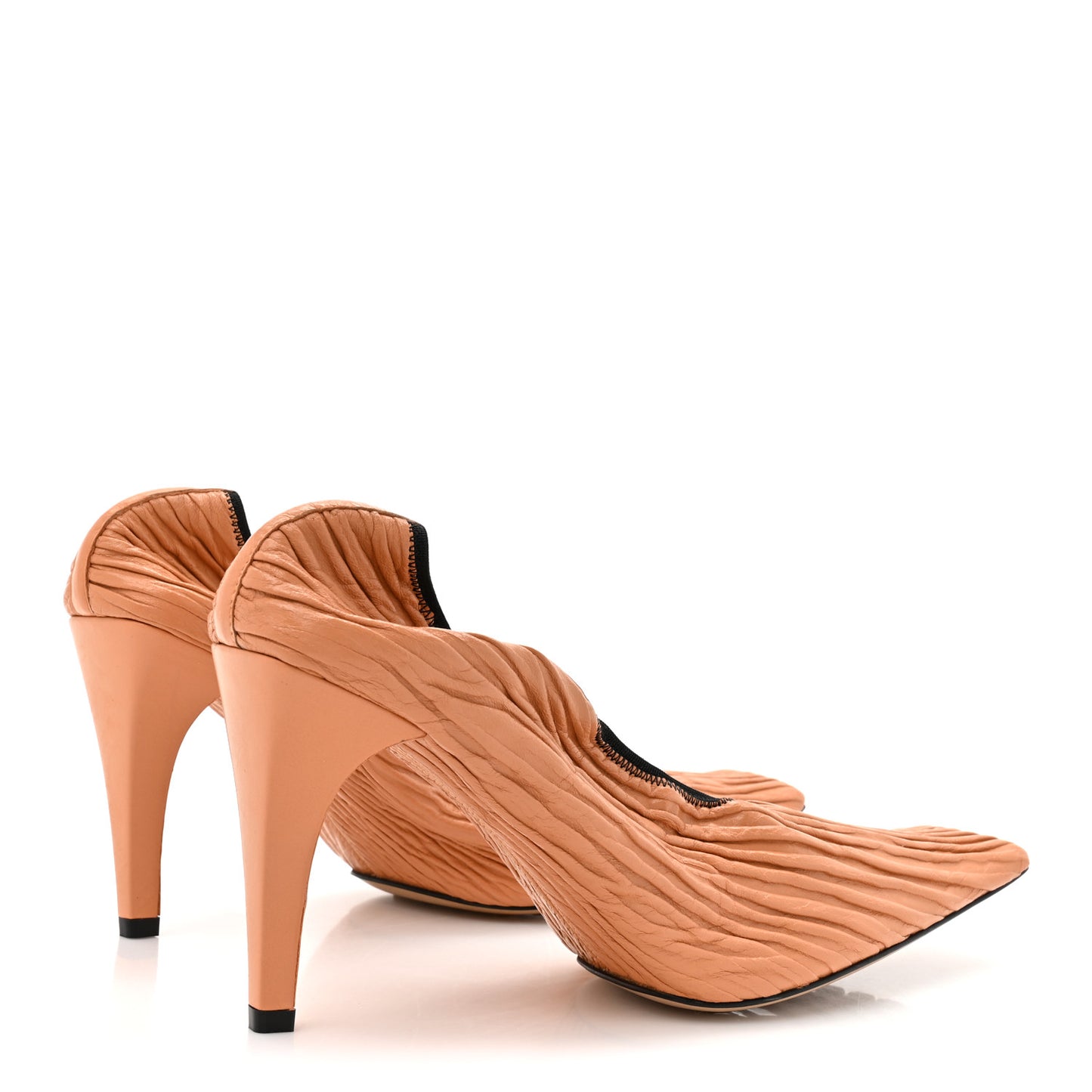 Crunch Calfskin Sharpei Pumps 39 Manolo