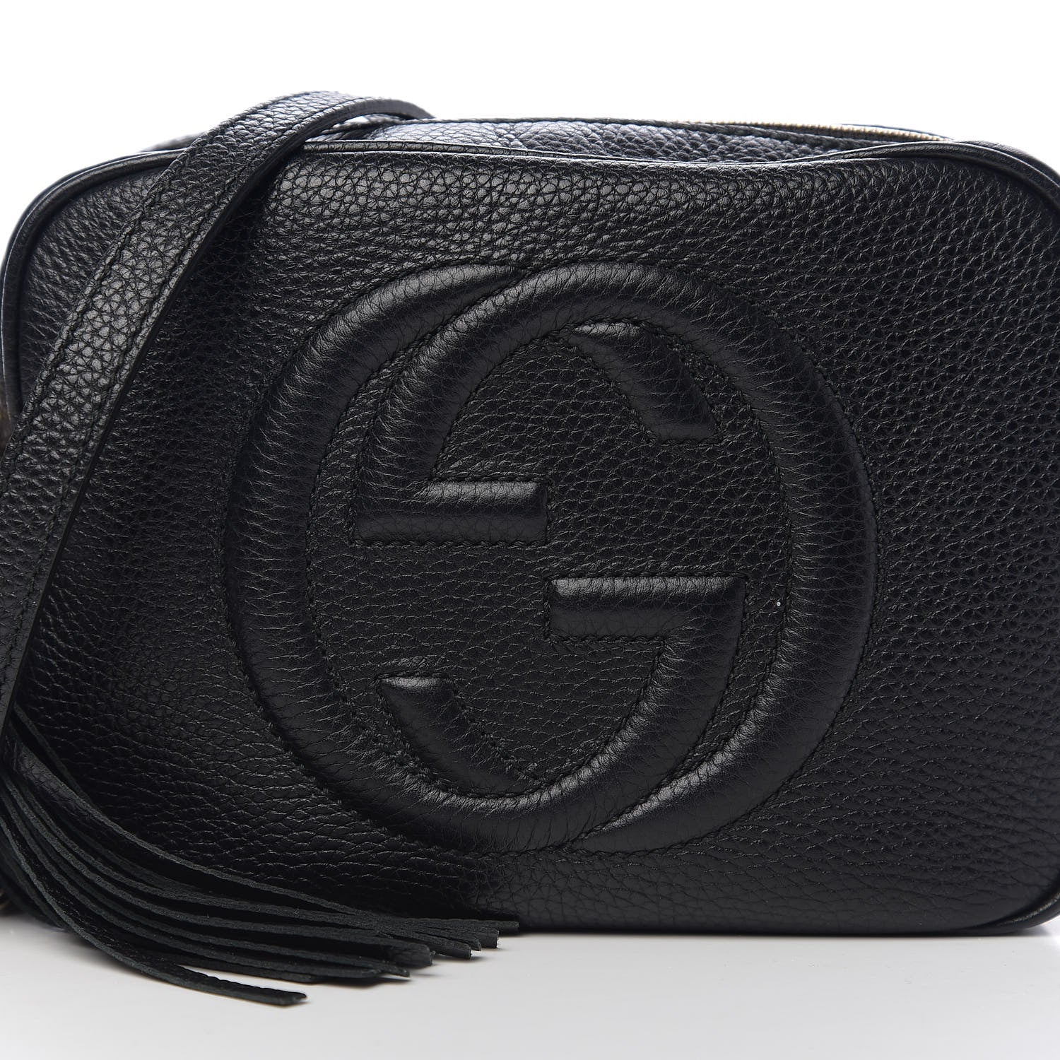 Gucci Pebbled Calfskin Small Soho Disco Bag Black 9 of 9