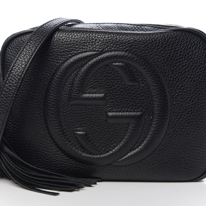 Gucci Pebbled Calfskin Small Soho Disco Bag Black 9 of 9