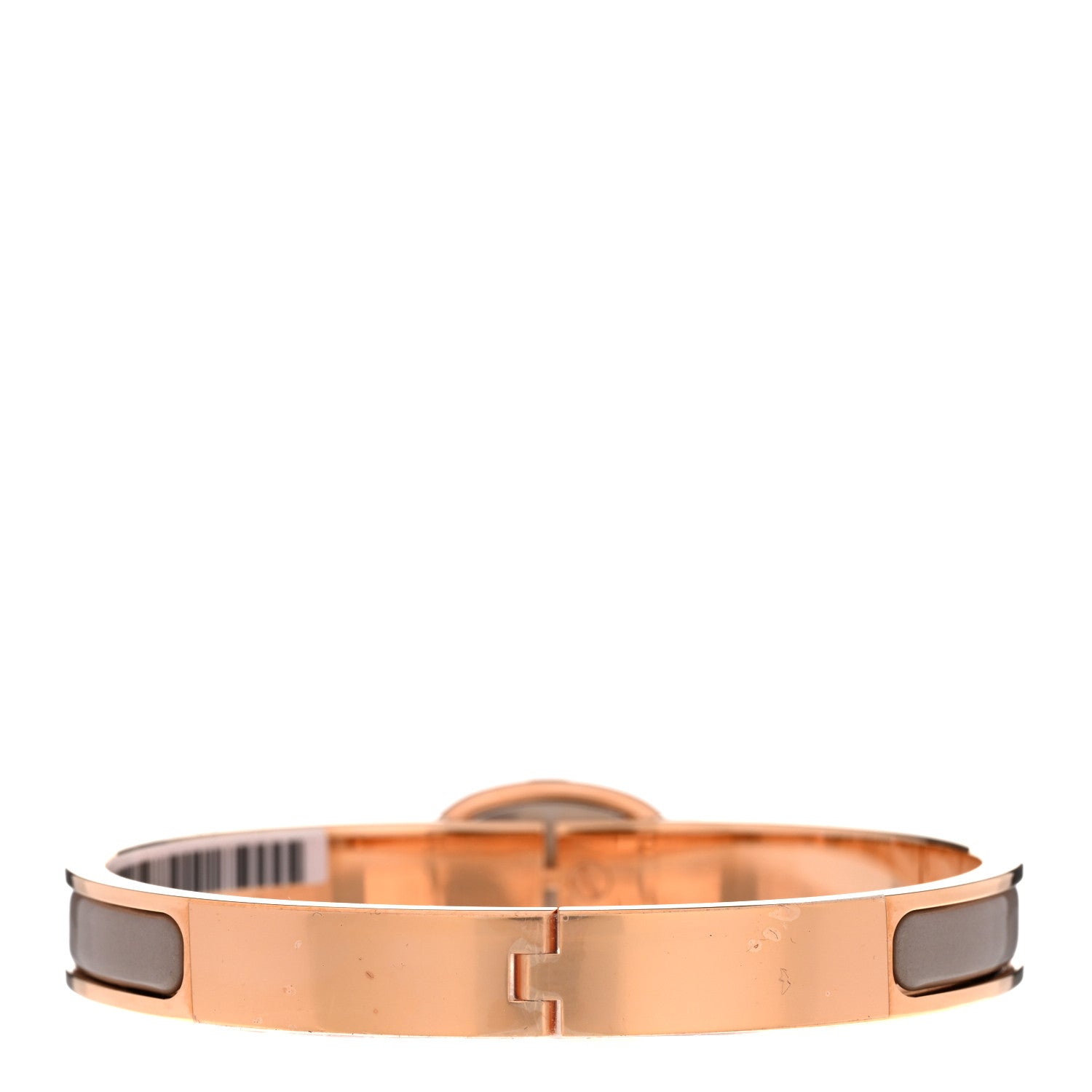 Hermes Enamel Mini Clic Chaine d'Ancre Bracelet PM Chataigne 3 of 4