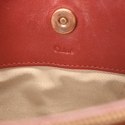 Chloe Calfskin Suede Mini Roy Bag Earthy Red 6 of 9