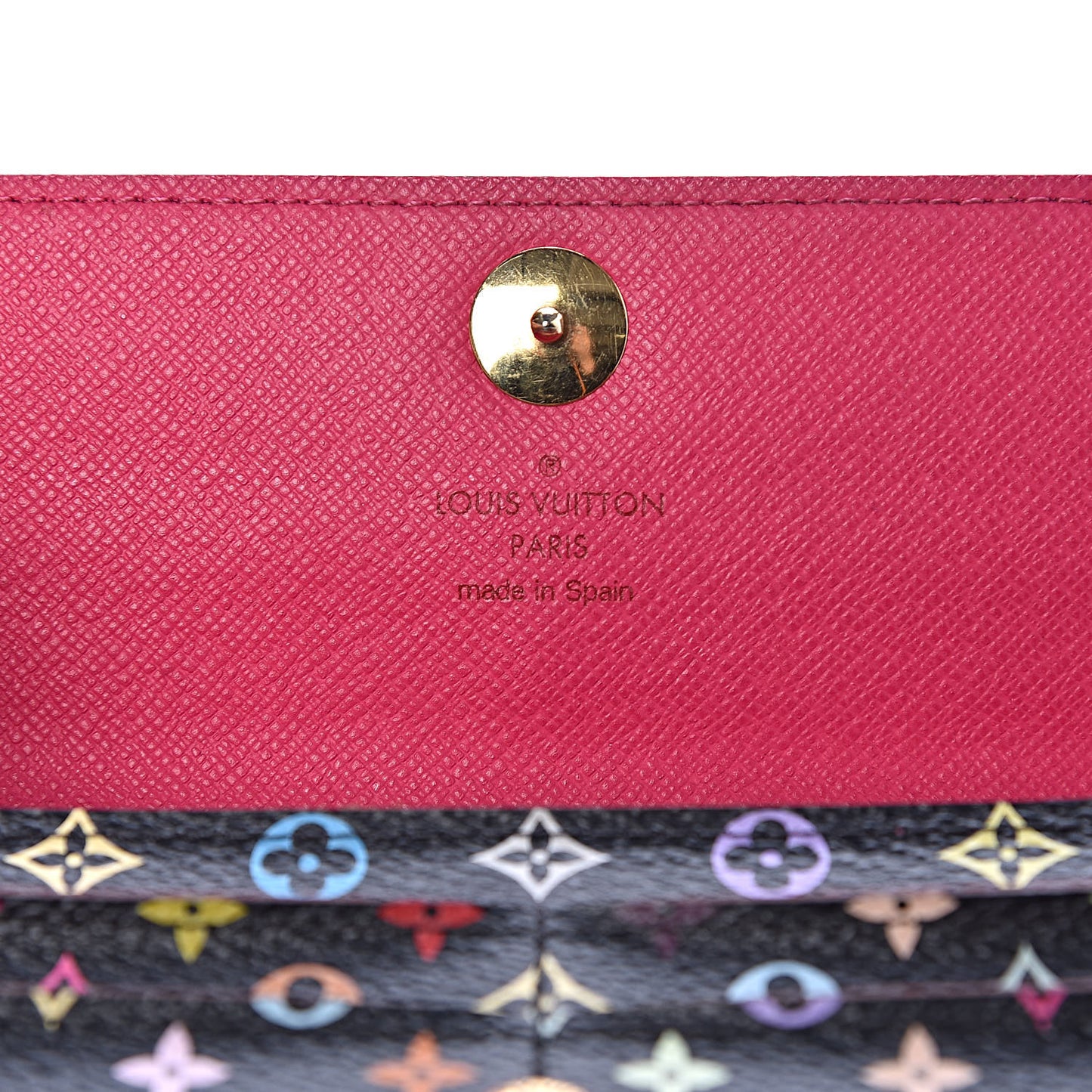 Monogram Multicolor Sarah Wallet Black Grenade