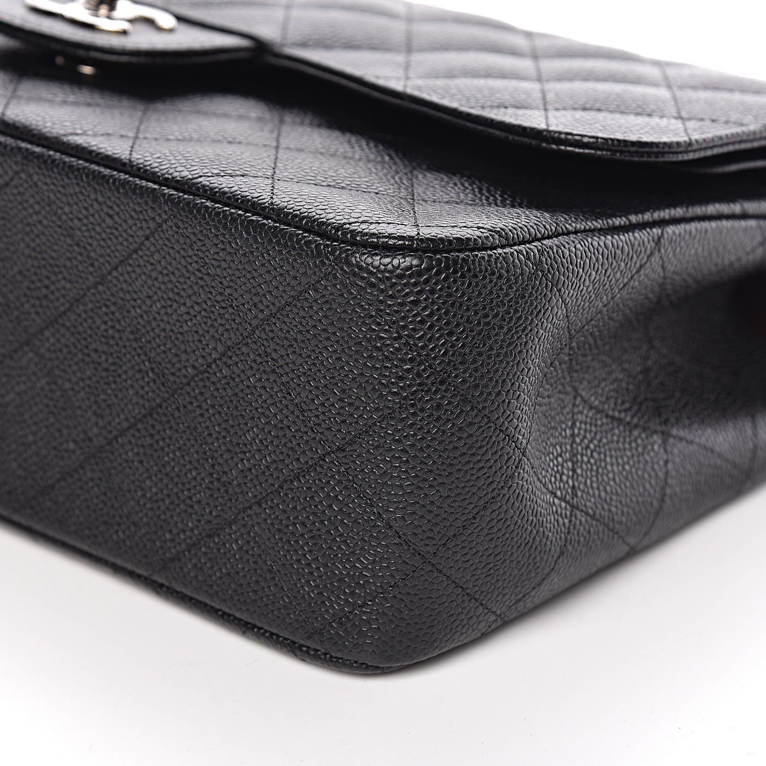 Chanel Caviar Quilted Jumbo Double Flap Black 9 of 11