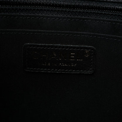 Chanel Calfskin Quilted Large Daily Shopping Bag Black 5 of 10