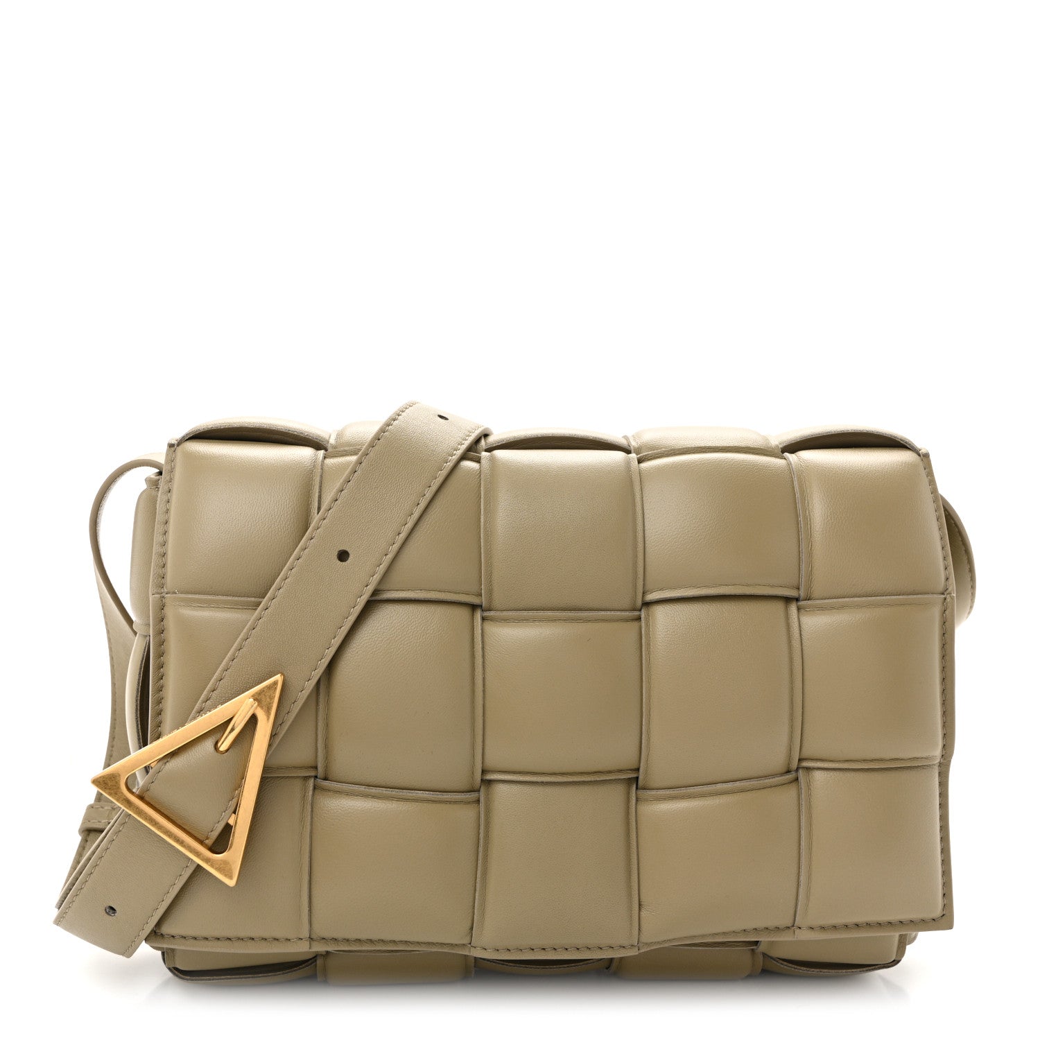 Bottega Veneta Nappa Maxi Intreccio Padded Cassette Crossbody Bag Travertine 1 of 11