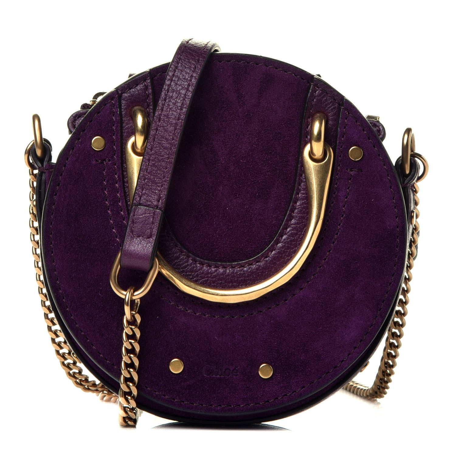 Chloe Goatskin Suede Mini Pixie Bag Nightfall Purple 1 of 10