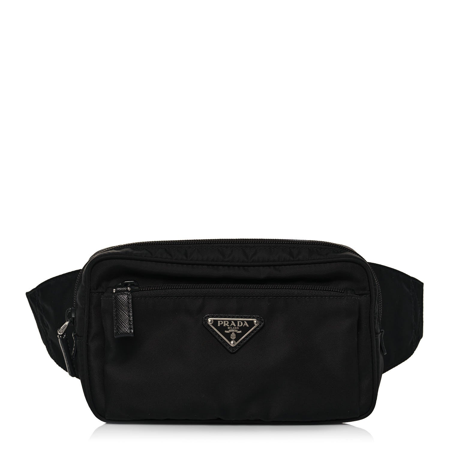 Prada Tessuto Nylon Belt Bag Black 1 of 12
