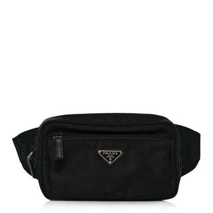 Prada Tessuto Nylon Belt Bag Black 1 of 12