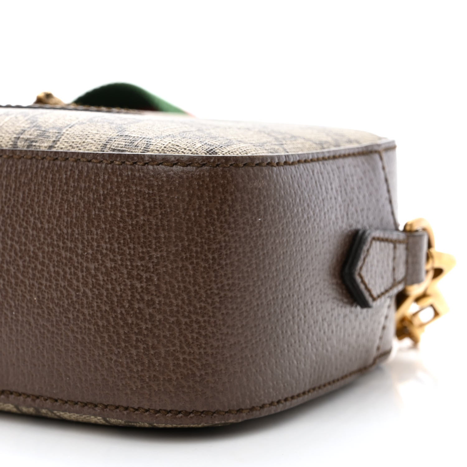 Gucci GG Supreme Monogram Web Neo Vintage Shoulder Bag Beige New Acero Crop 10 of 10