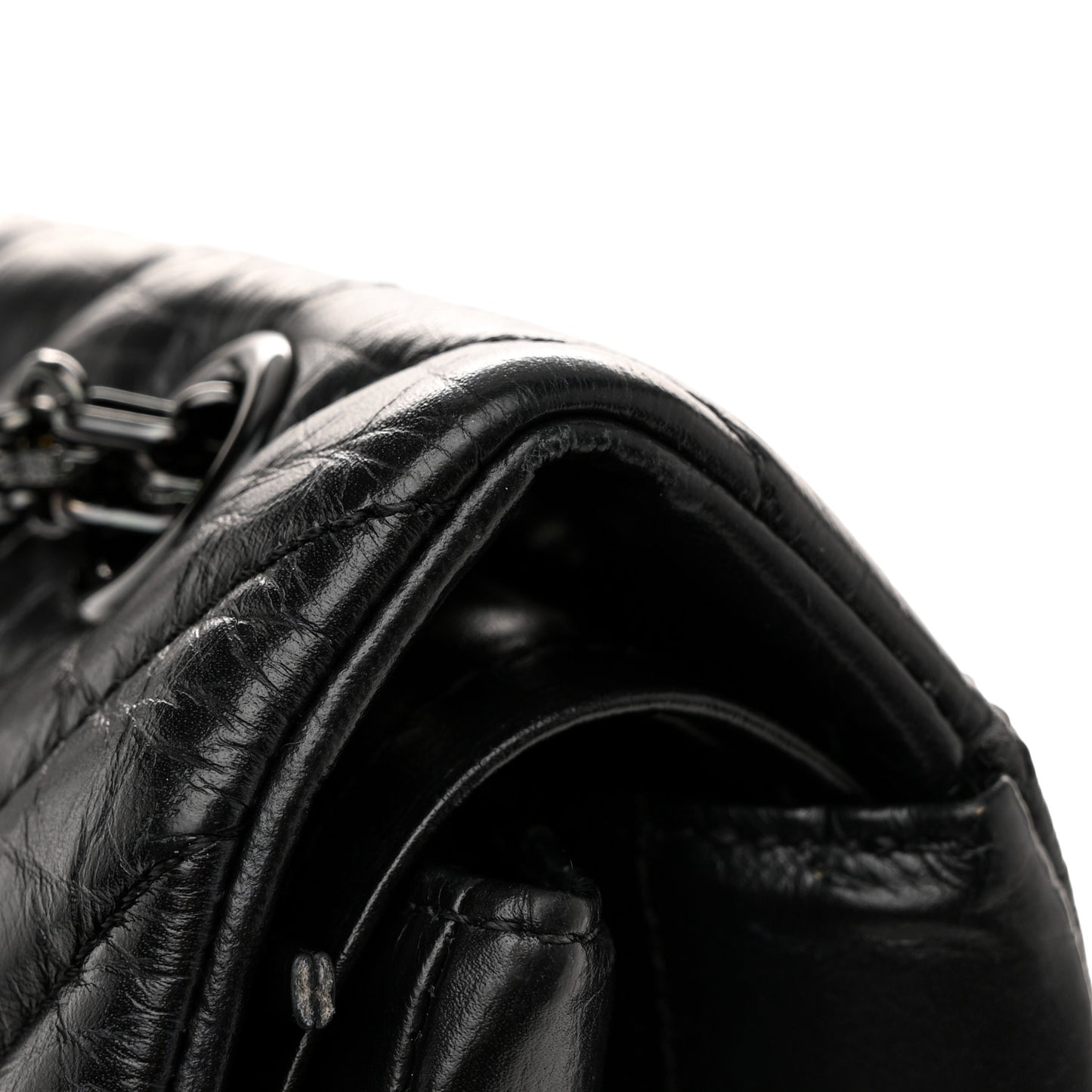 Aged Calfskin Chevron 2.55 Reissue 226 So Black