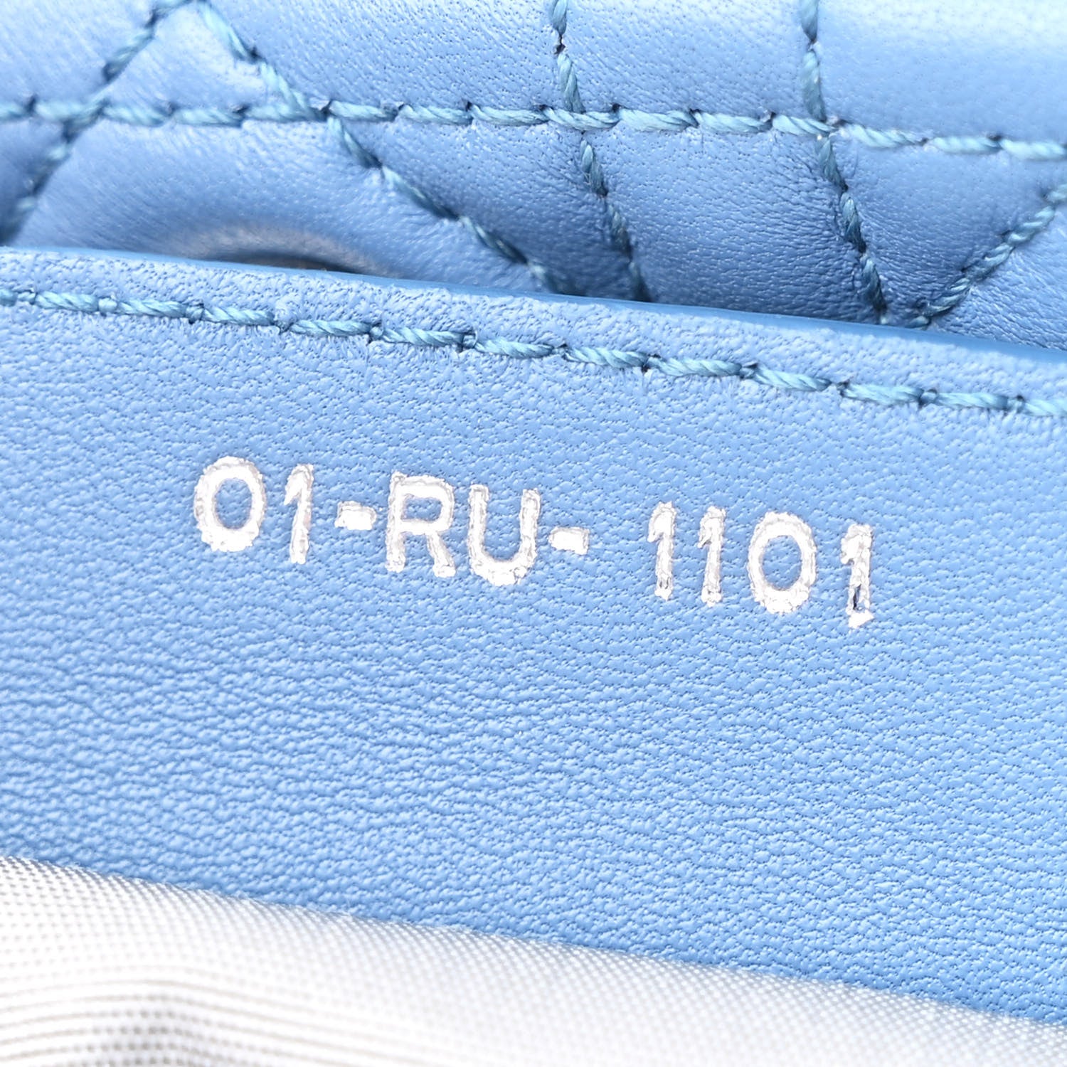 Christian Dior Lambskin Cannage Large Dior Soft Shopping Tote Blue 8 of 12