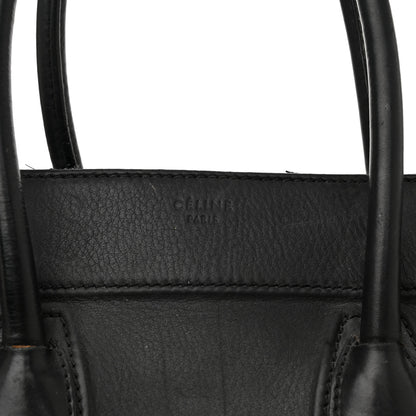 Celine Supple Calfskin Medium Phantom Luggage Black 13 of 22
