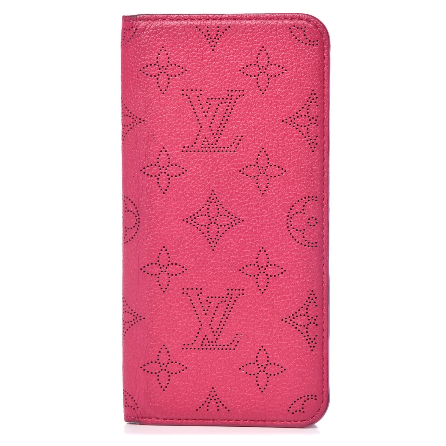 Louis Vuitton Monogram Cuir iPhone 7/8 Plus Folio Case Fuchsia 1 of 11