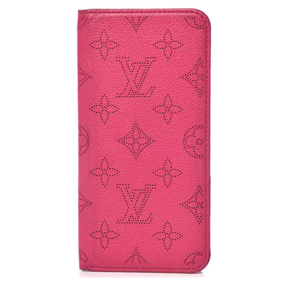 Louis Vuitton Monogram Cuir iPhone 7/8 Plus Folio Case Fuchsia 1 of 11