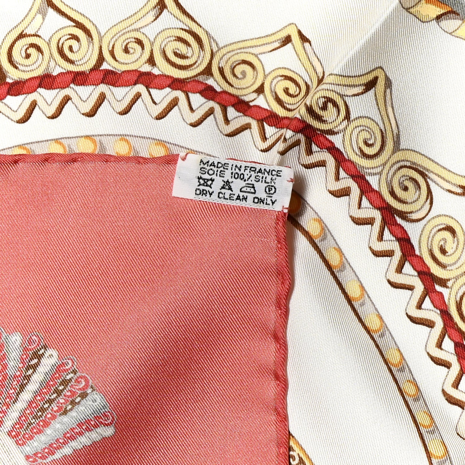 Hermes Silk Paperoles Scarf 90 3 of 5