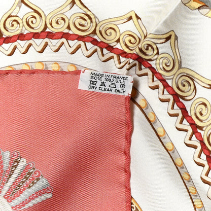 Hermes Silk Paperoles Scarf 90 3 of 5