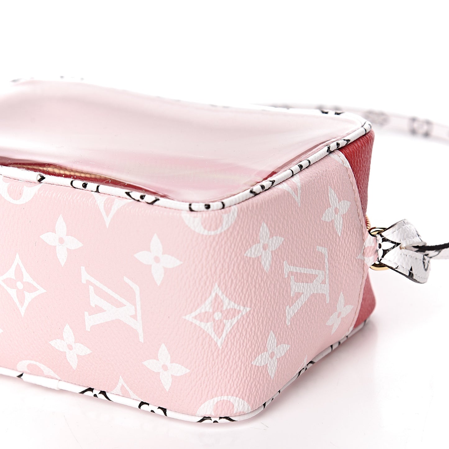 Monogram Giant Beach Pouch Rouge