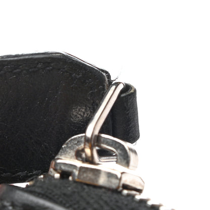 Saint Laurent Grained Calfskin Rive Gauche Zip Around Wallet Black 8 of 8