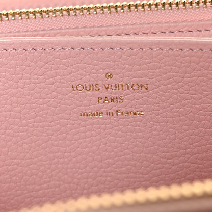 Louis Vuitton Empreinte Monogram Giant Broderies Zippy Wallet Pink Creme 6 of 9