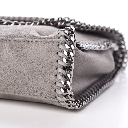 Stella McCartney Shaggy Deer Mini Falabella Fold Over Tote Light Grey 9 of 11