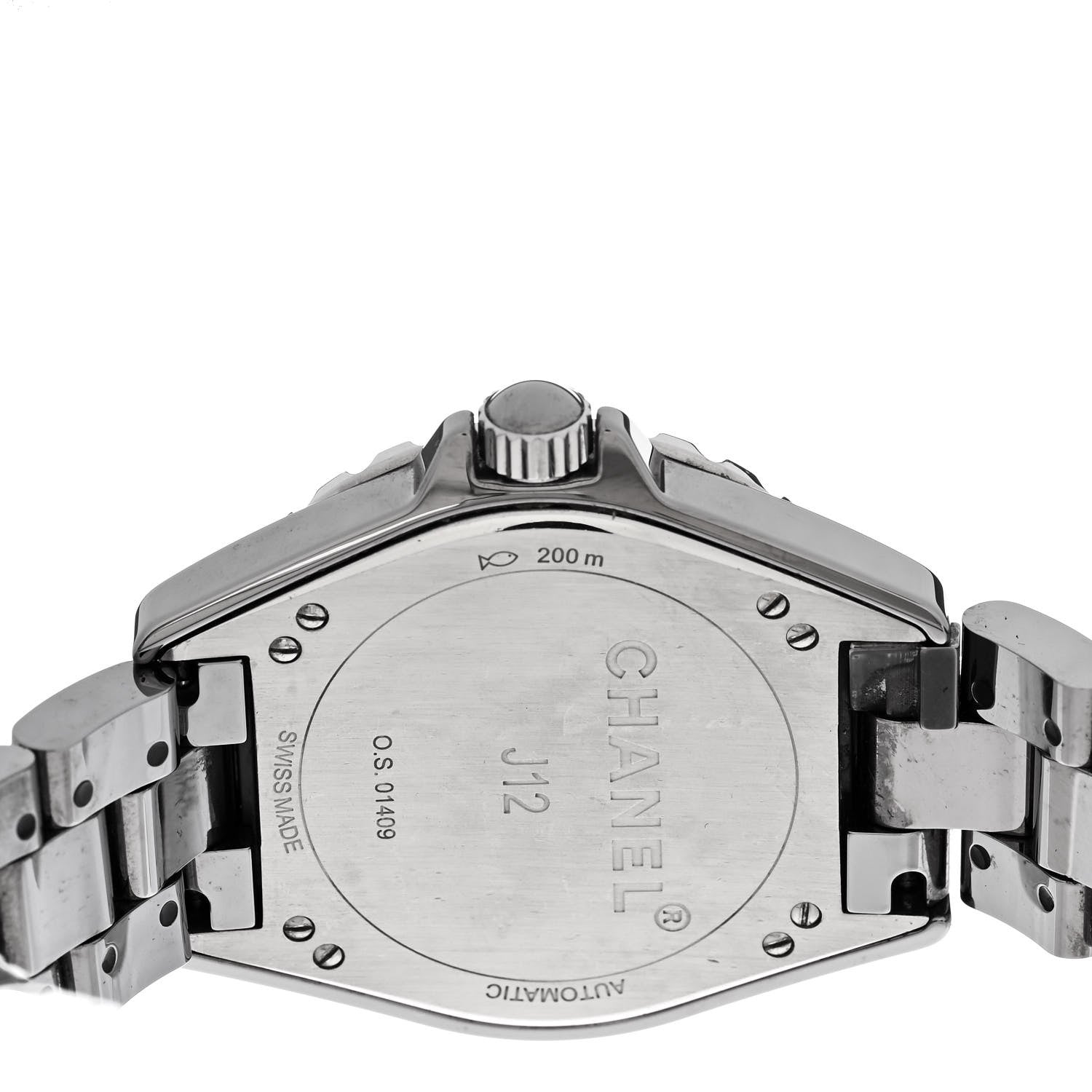 Chanel Titanium Ceramic 38mm J12 Chromatic Automatic Watch 4 of 4