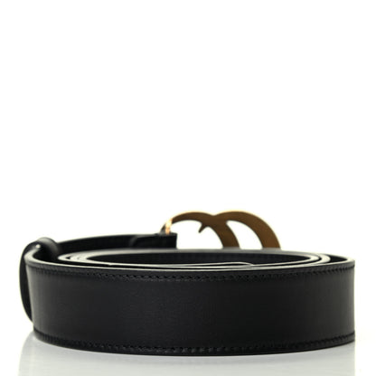 Gucci Moon Calfskin Double G 30mm Belt 105 42 Black 2 of 5