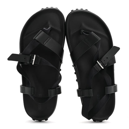 Hermes Calfskin Womens Inboard Sandals 38 Black 4 of 18