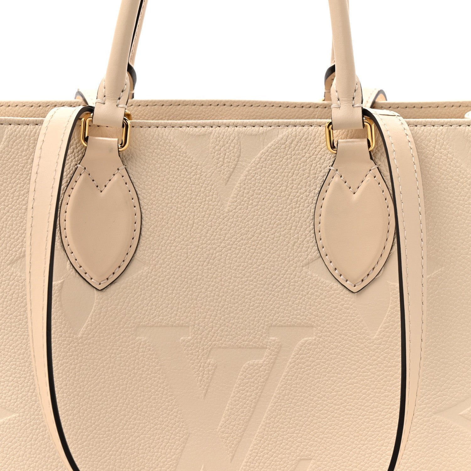 Louis Vuitton Empreinte Monogram Giant Onthego PM Cream Beige 7 of 17