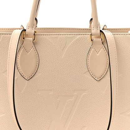 Louis Vuitton Empreinte Monogram Giant Onthego PM Cream Beige 7 of 17