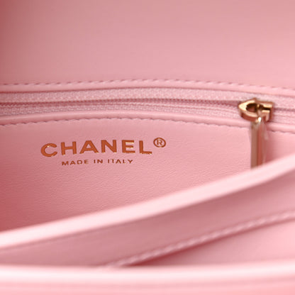 Chanel Lambskin Quilted Small Trendy CC Flap Dual Handle Bag Light Pink 6 of 13