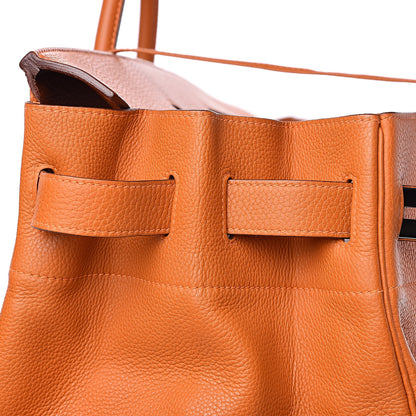 Hermes Togo HAC Travel Birkin 50 Orange 12 of 27