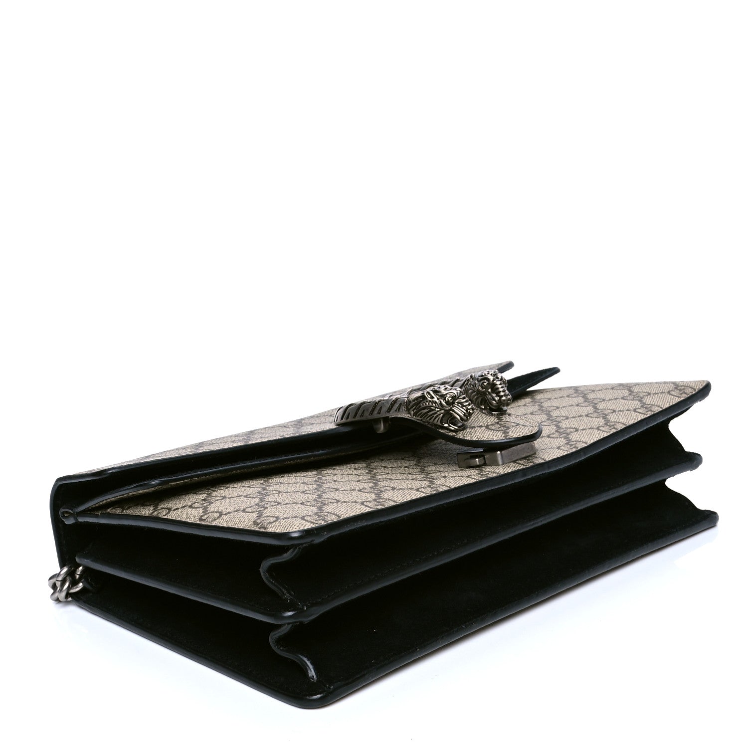Gucci GG Supreme Monogram Small Dionysus Shoulder Bag Black 3 of 5