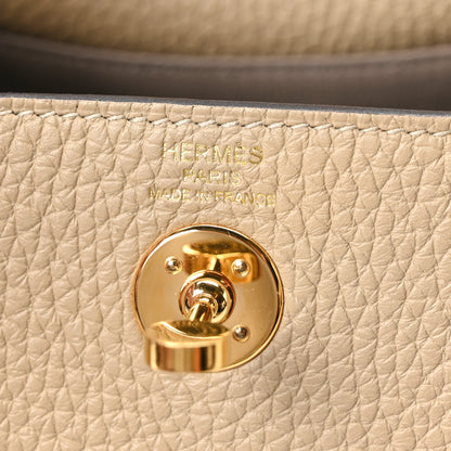 Hermes Taurillon Clemence Mini Lindy 20 Trench 5 of 10