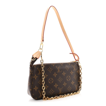 Louis Vuitton Monogram Chain Pochette Accessories 3 of 9