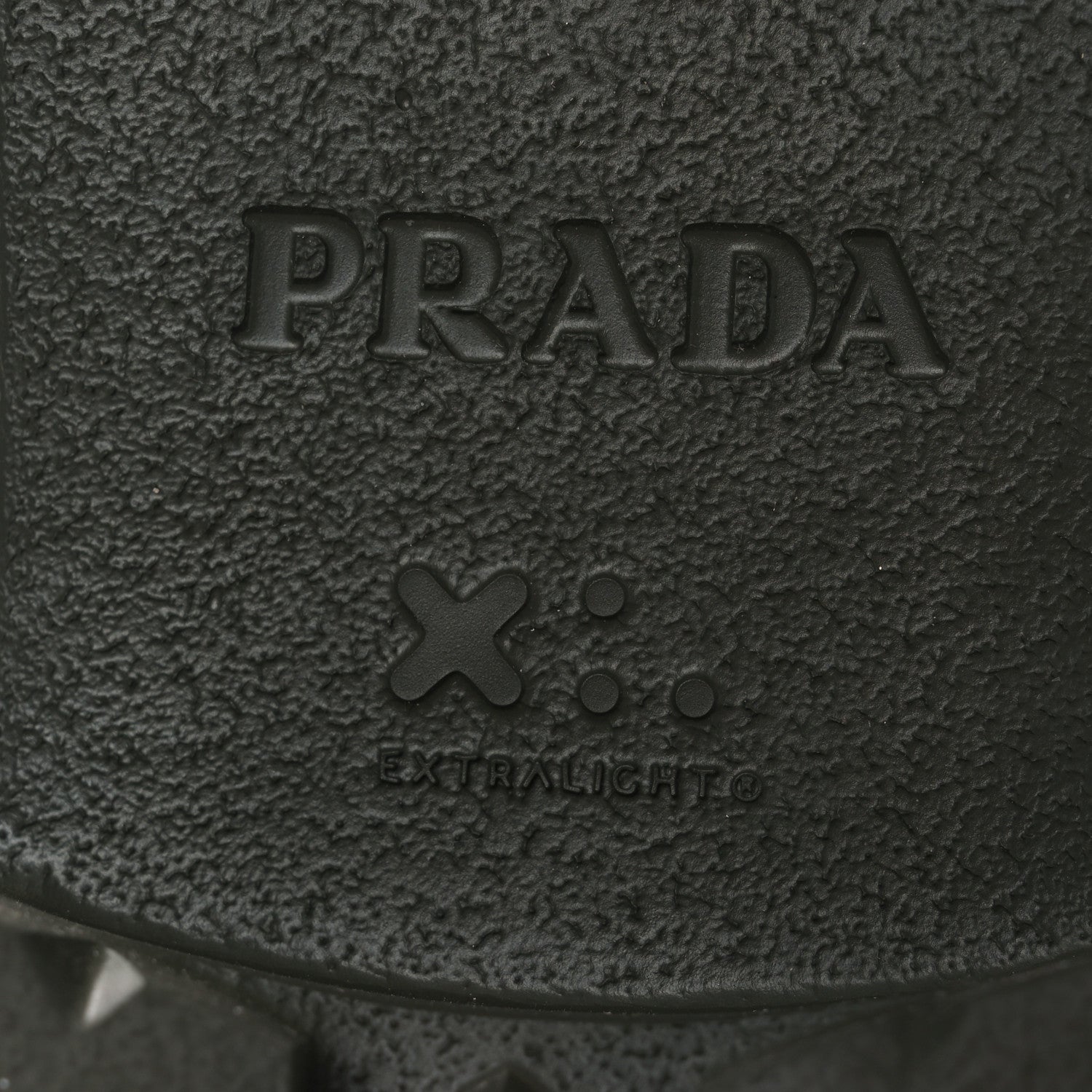 Prada Spazzolato Rois Re-Nylon Metal Triangle Logo Monolith Pouch Pocket 55mm Boots 40 Militare 8 of 13