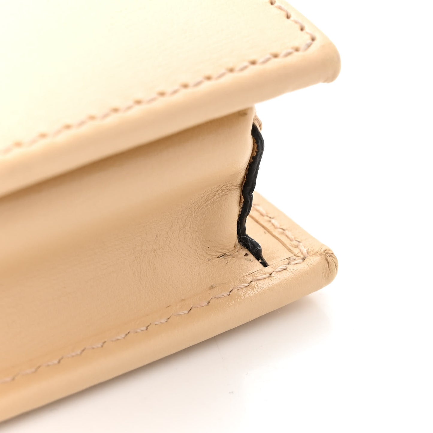 Boarded Plutone Calfskin Horsebit 1955 Wallet On Chain Bubble Tea