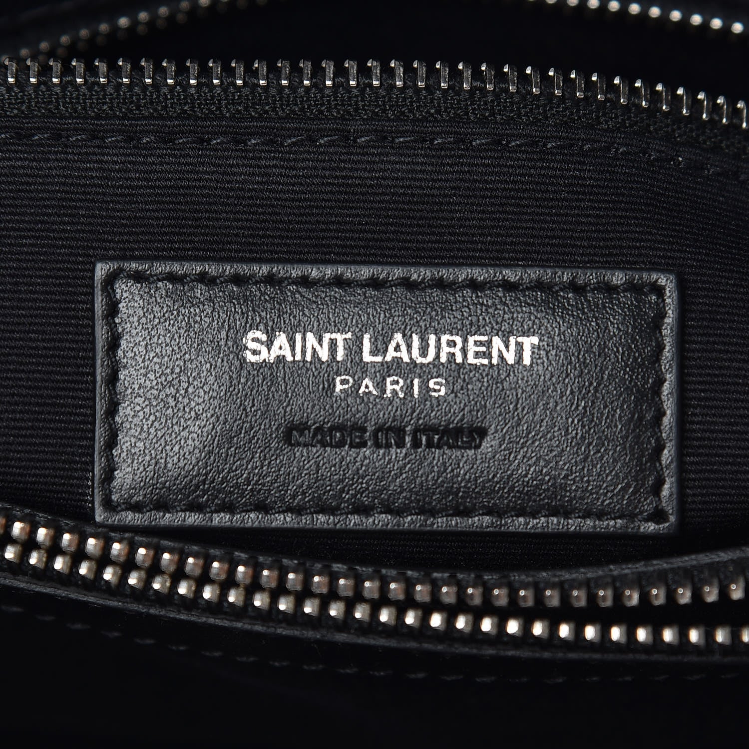 Saint Laurent Calfskin Y Quilted Monogram Medium Loulou Chain Satchel Black 9 of 12