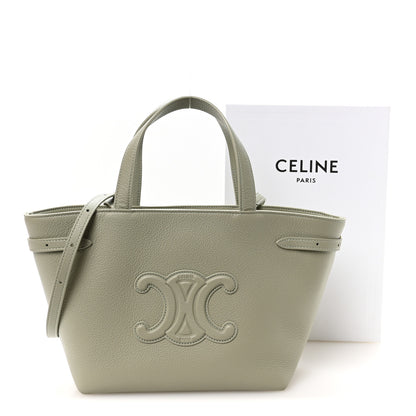 Celine Grained Calfskin Triomphe Mini Cabas Anais Light Clay 12 of 12