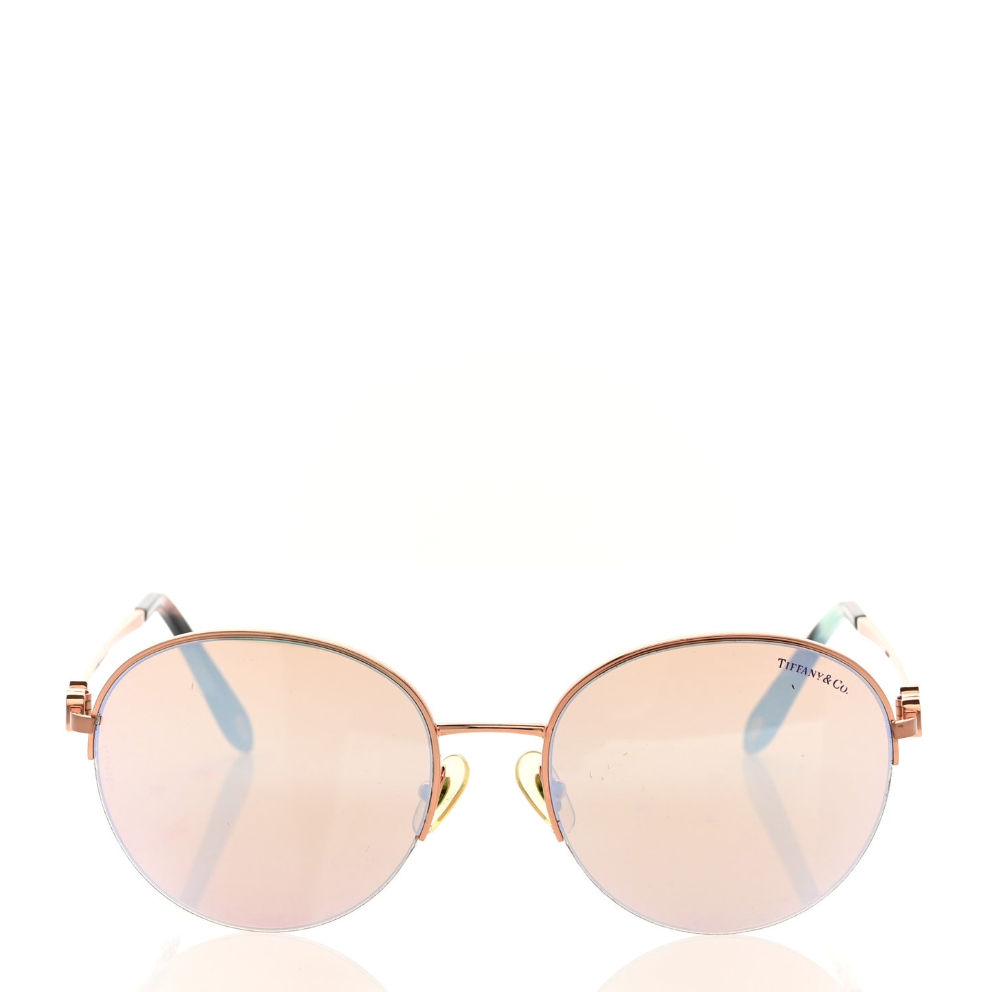 Metal TF3053 Round Sunglasses Rose Gold