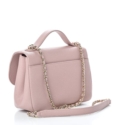 Chanel Caviar Quilted Small Business Affinity Flap Light Pink 2 of 10